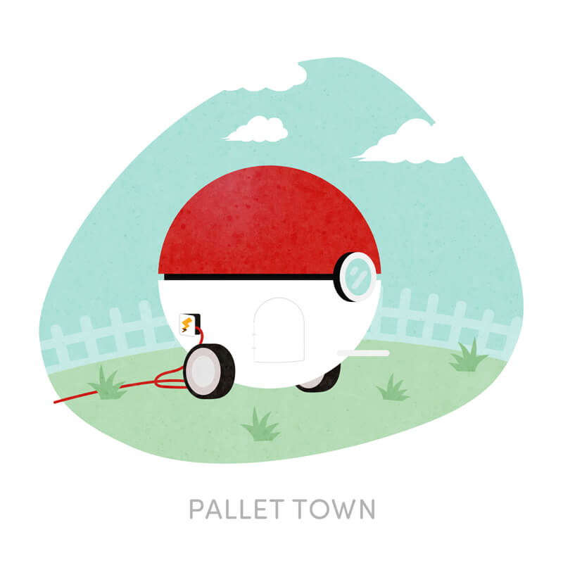 Pokemon - Pellet Town House Reimagined